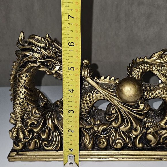 Money Manifest Chinese Dragon with Ball Feng Shui Home Decor Heavy - Picture 11 of 12